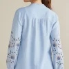 Titania Embroidered Top<Soft Surroundings Outlet