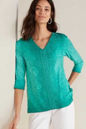 Trevi Lace Top<Soft Surroundings Clearance