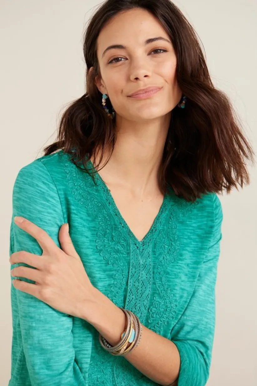 Trevi Lace Top<Soft Surroundings Clearance