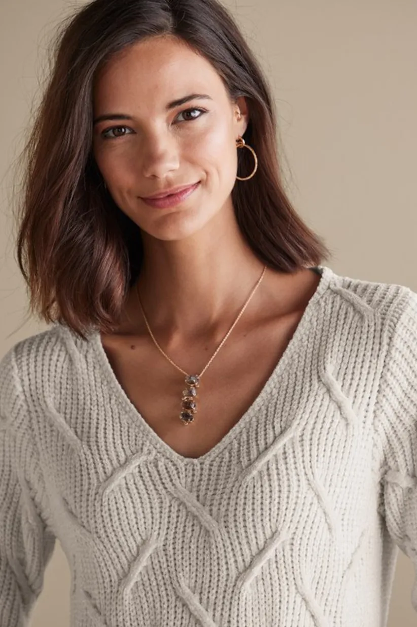 Trina Chenille Sweater<Soft Surroundings Hot