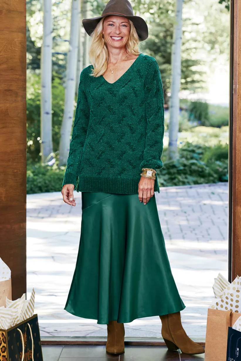 Trina Chenille Sweater<Soft Surroundings Hot