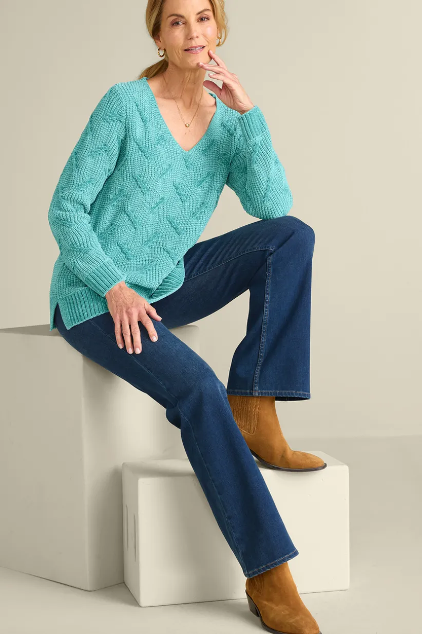 Trina Chenille Sweater<Soft Surroundings Hot