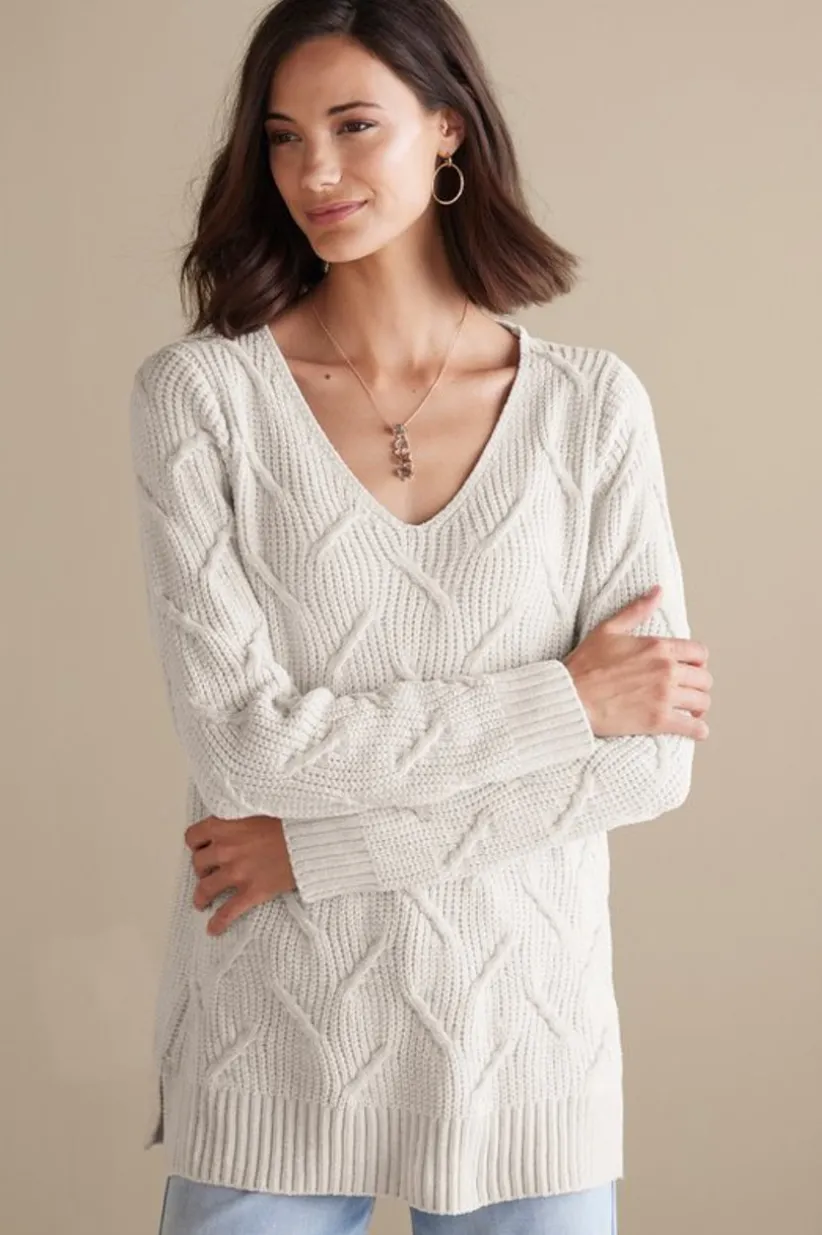 Trina Chenille Sweater<Soft Surroundings Hot