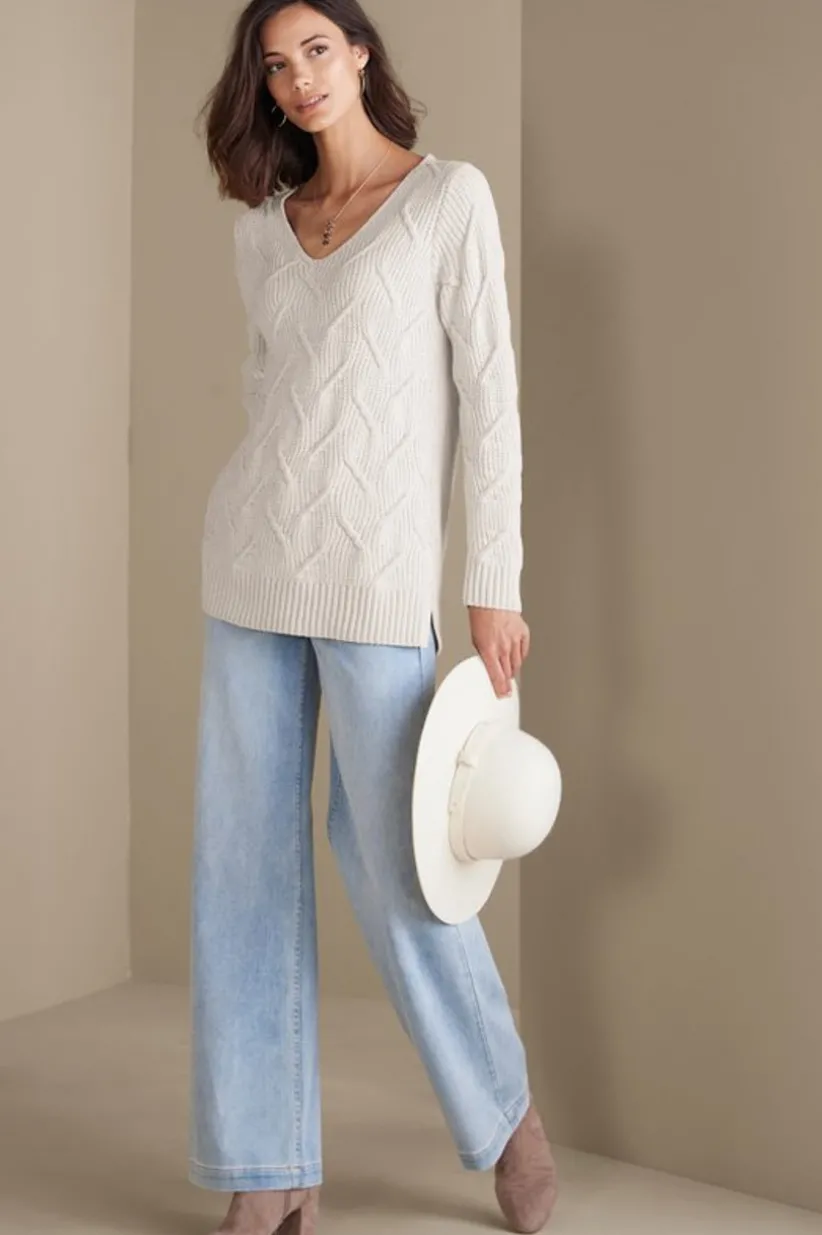 Trina Chenille Sweater<Soft Surroundings Hot