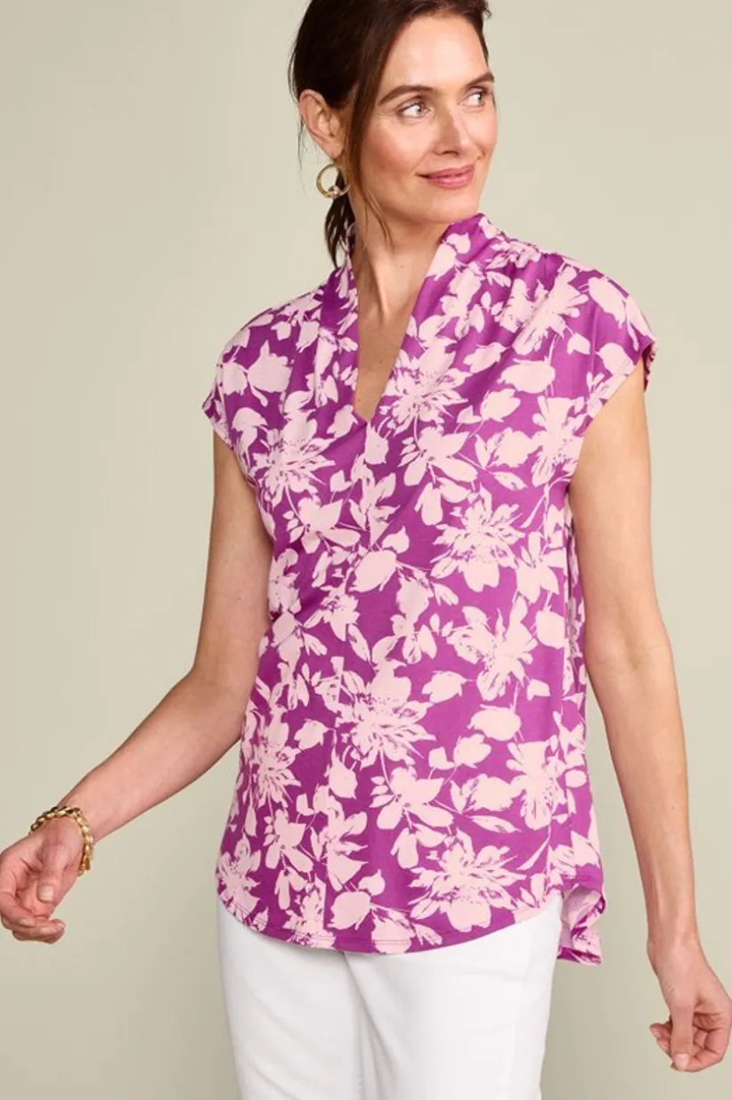 Twilight Luau Printed Tunic<Soft Surroundings Outlet