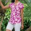 Twilight Luau Printed Tunic<Soft Surroundings Outlet