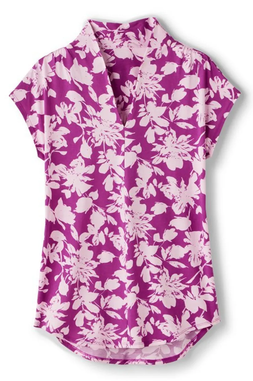Twilight Luau Printed Tunic<Soft Surroundings Outlet