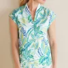 Twilight Luau Printed Tunic<Soft Surroundings Outlet