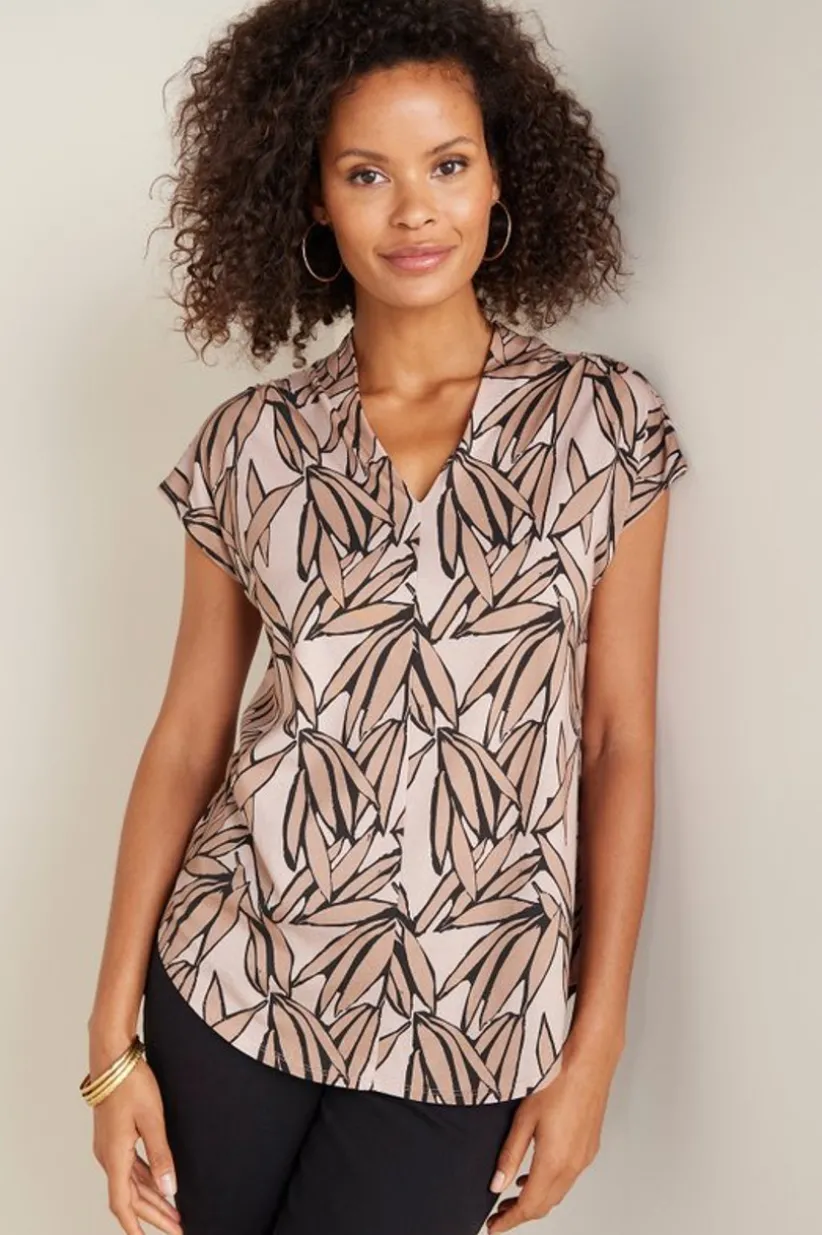 Twilight Luau Printed Tunic<Soft Surroundings Outlet