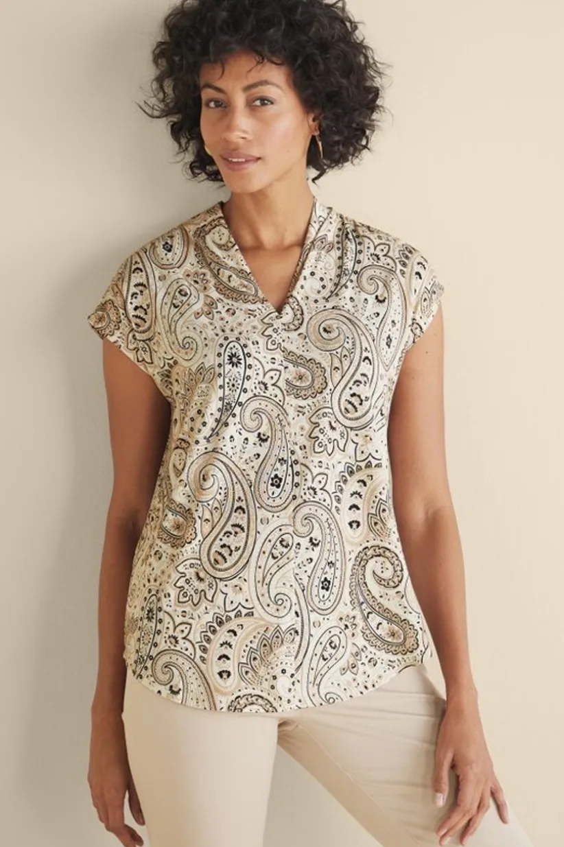 Twilight Luau Printed Tunic<Soft Surroundings Outlet