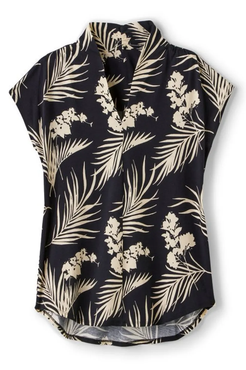 Twilight Luau Printed Tunic<Soft Surroundings Outlet