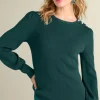 Tyla Button Shoulder Sweater<Soft Surroundings New