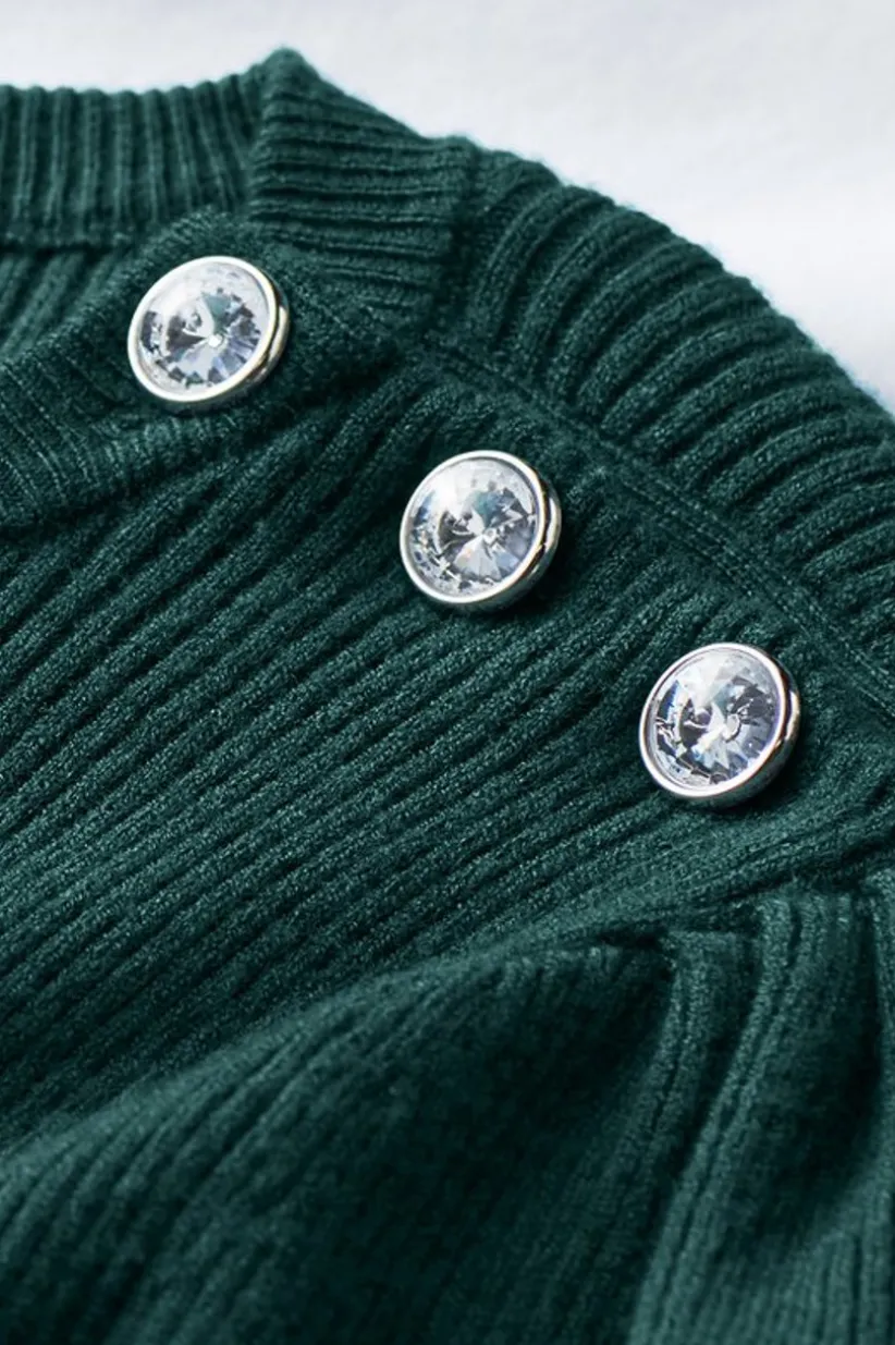 Tyla Button Shoulder Sweater<Soft Surroundings New