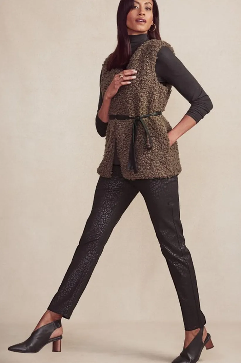 Ultimate Denim Animal Straight Leg Jeans<Soft Surroundings New