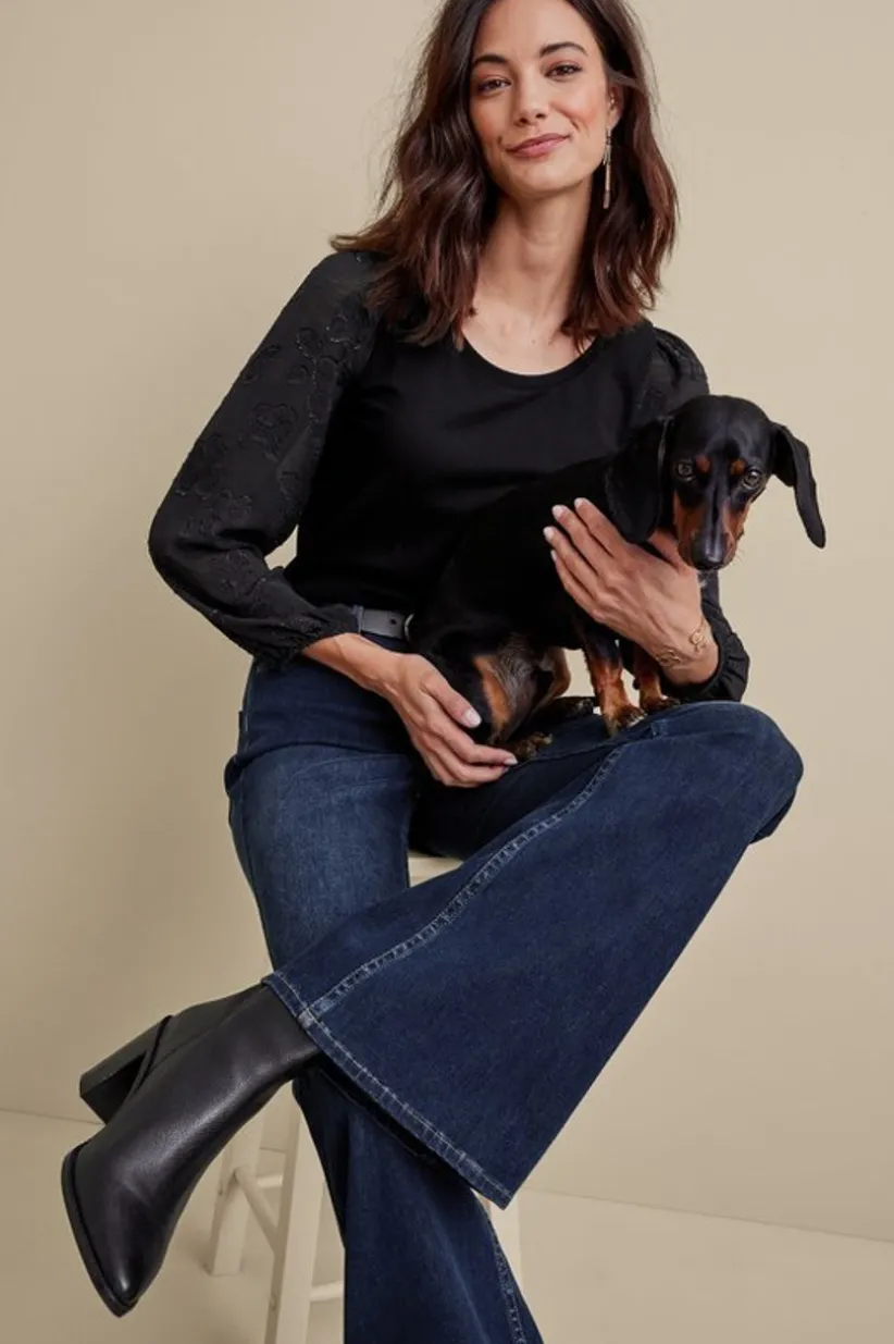 Ultimate Denim Flare Jeans<Soft Surroundings Discount