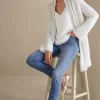 Ultimate Denim Pearl Straight Leg Jeans<Soft Surroundings Online