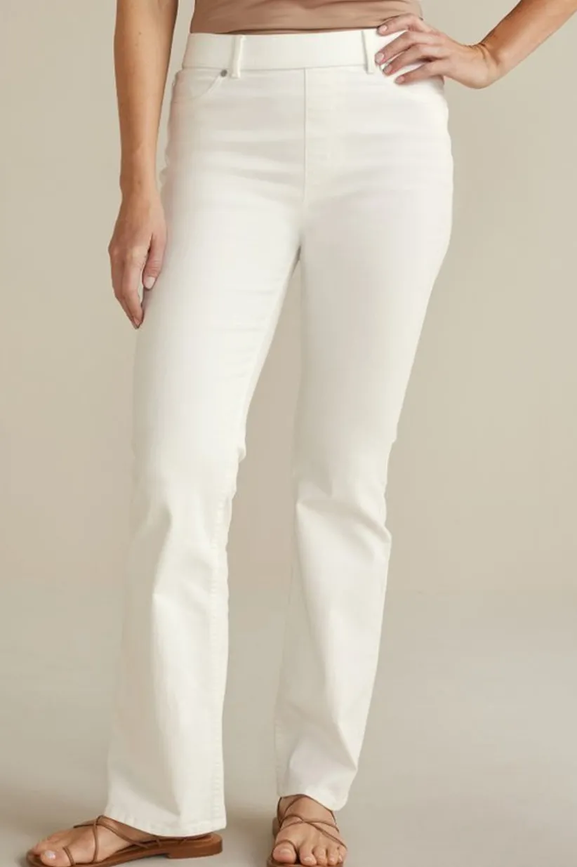 Ultimate Denim Pull-On Bootcut Jeans<Soft Surroundings Clearance