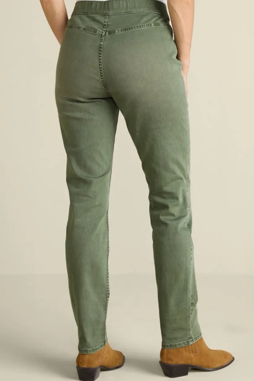 Ultimate Denim Pull-On Slim Leg Jeans<Soft Surroundings Discount