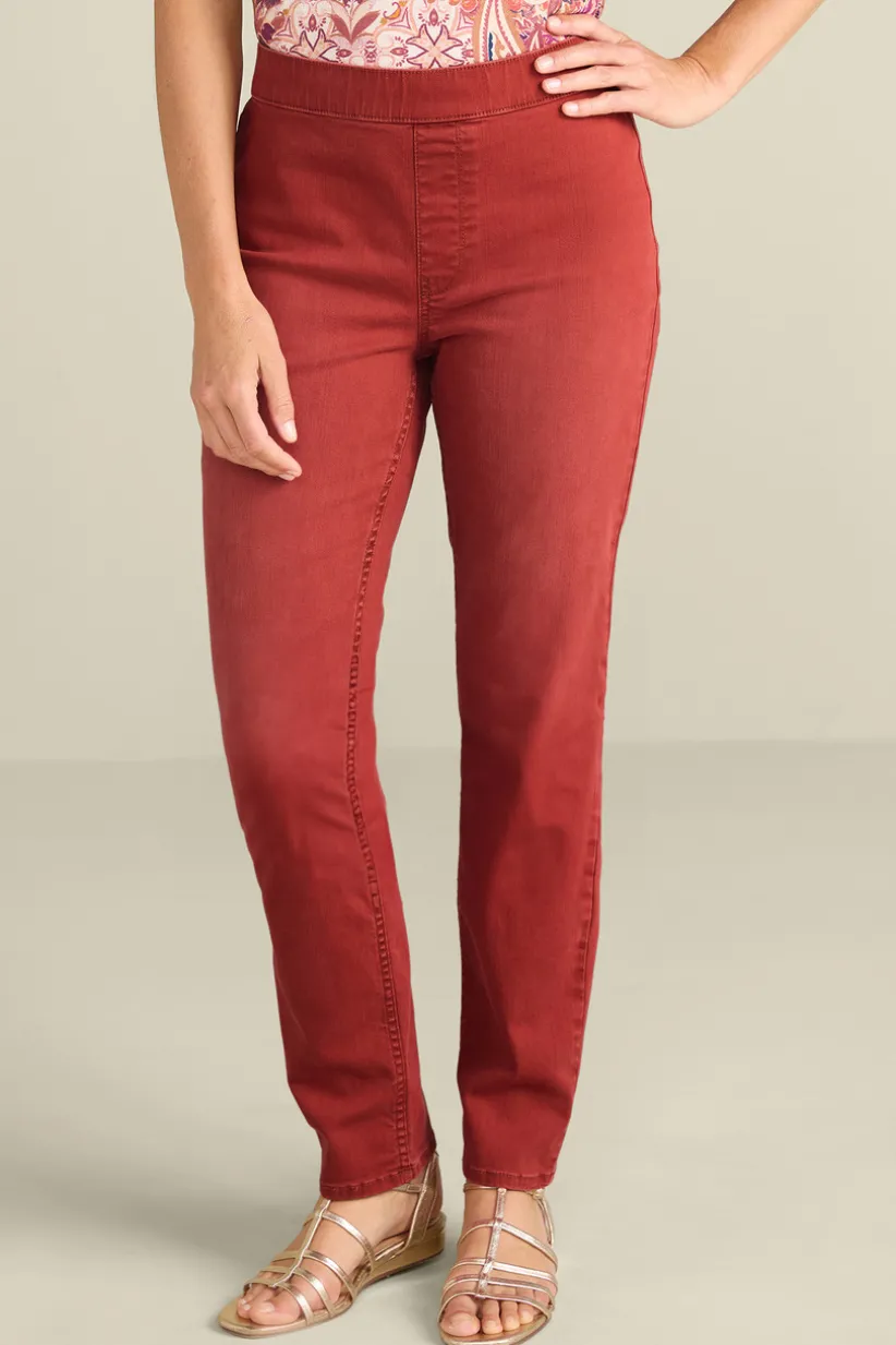 Ultimate Denim Pull-On Slim Leg Jeans<Soft Surroundings Discount
