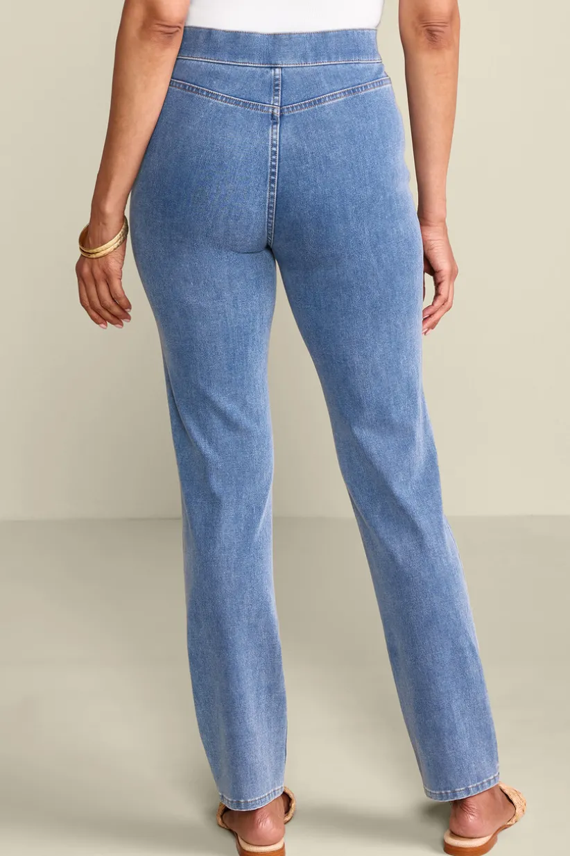 Ultimate Denim Pull-On Slim Leg Jeans<Soft Surroundings Discount