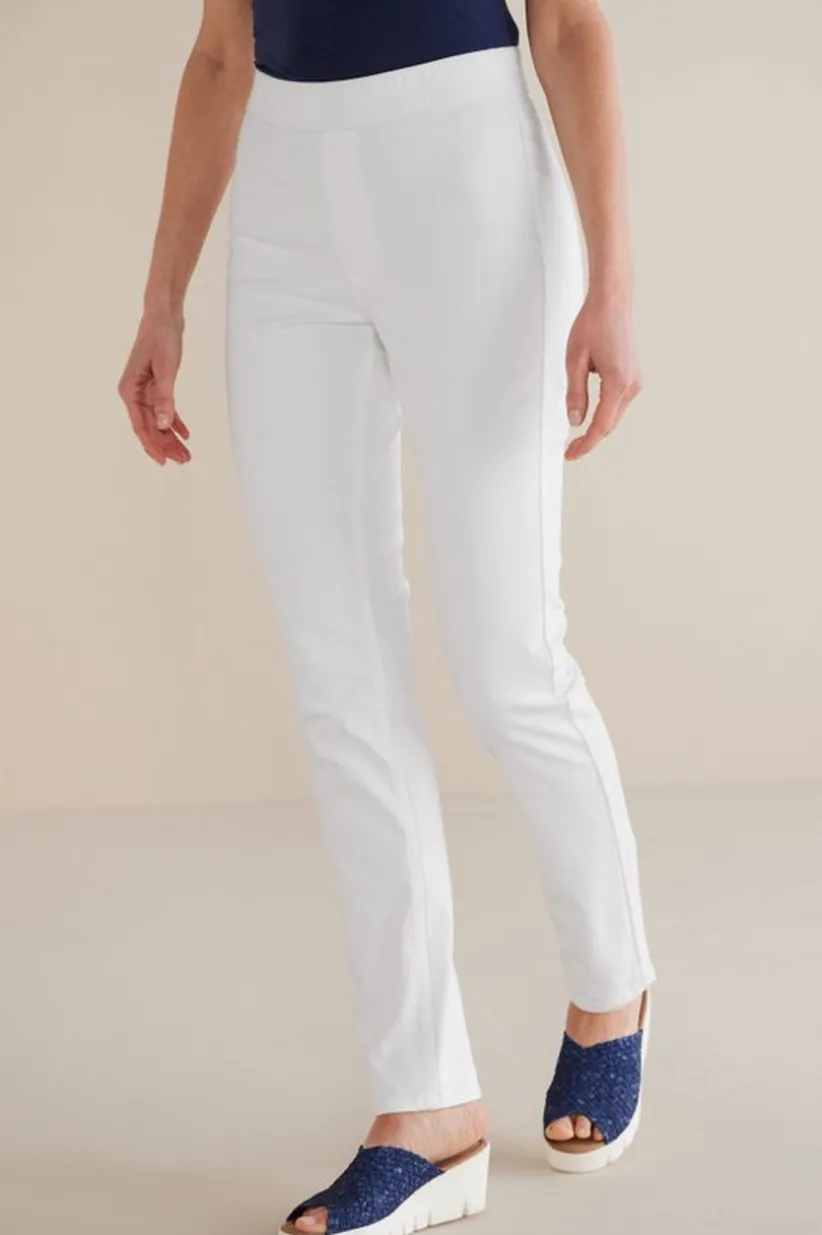 Ultimate Denim Pull-On Slim Leg Jeans<Soft Surroundings Discount