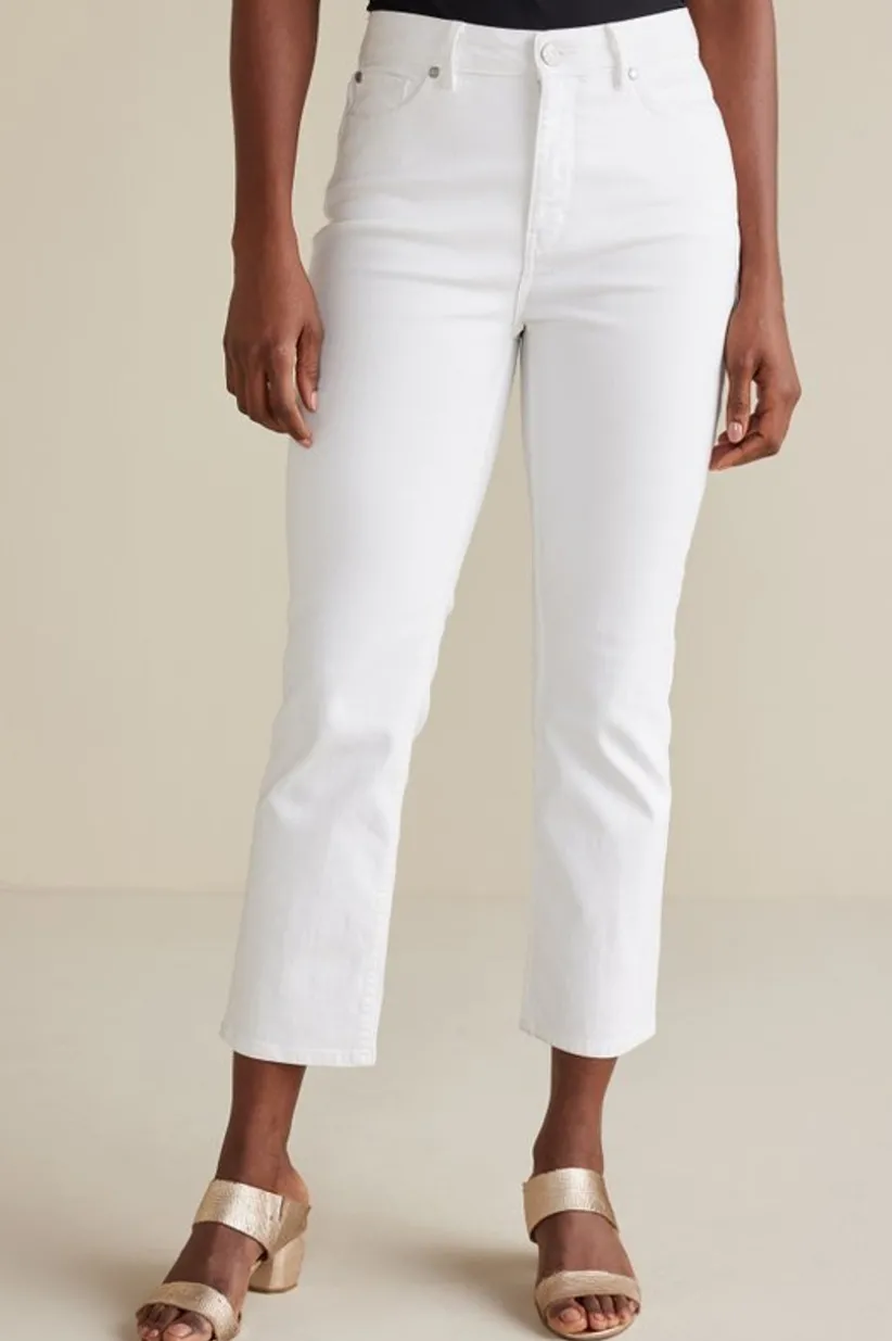 Ultimate Denim Slim Leg Crop Jeans<Soft Surroundings Best
