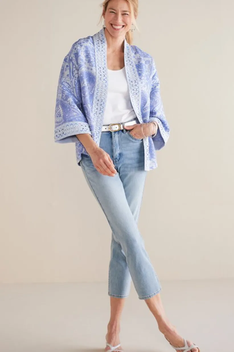 Ultimate Denim Slim Leg Crop Jeans<Soft Surroundings Best