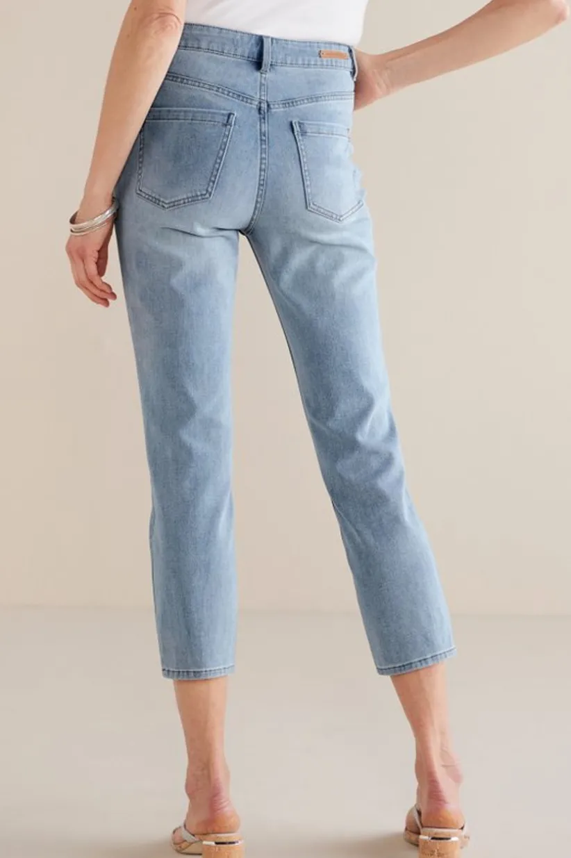 Ultimate Denim Slim Leg Crop Jeans<Soft Surroundings Best
