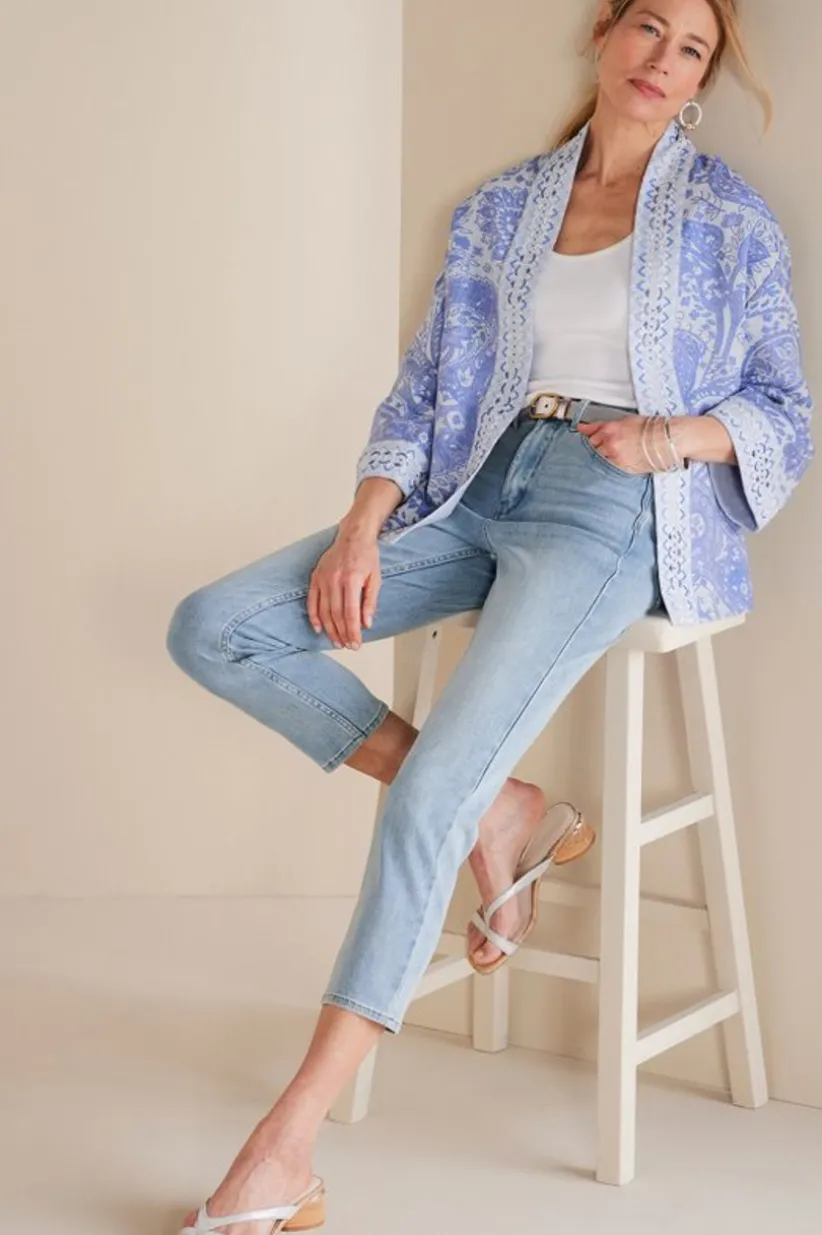 Ultimate Denim Slim Leg Crop Jeans<Soft Surroundings Best