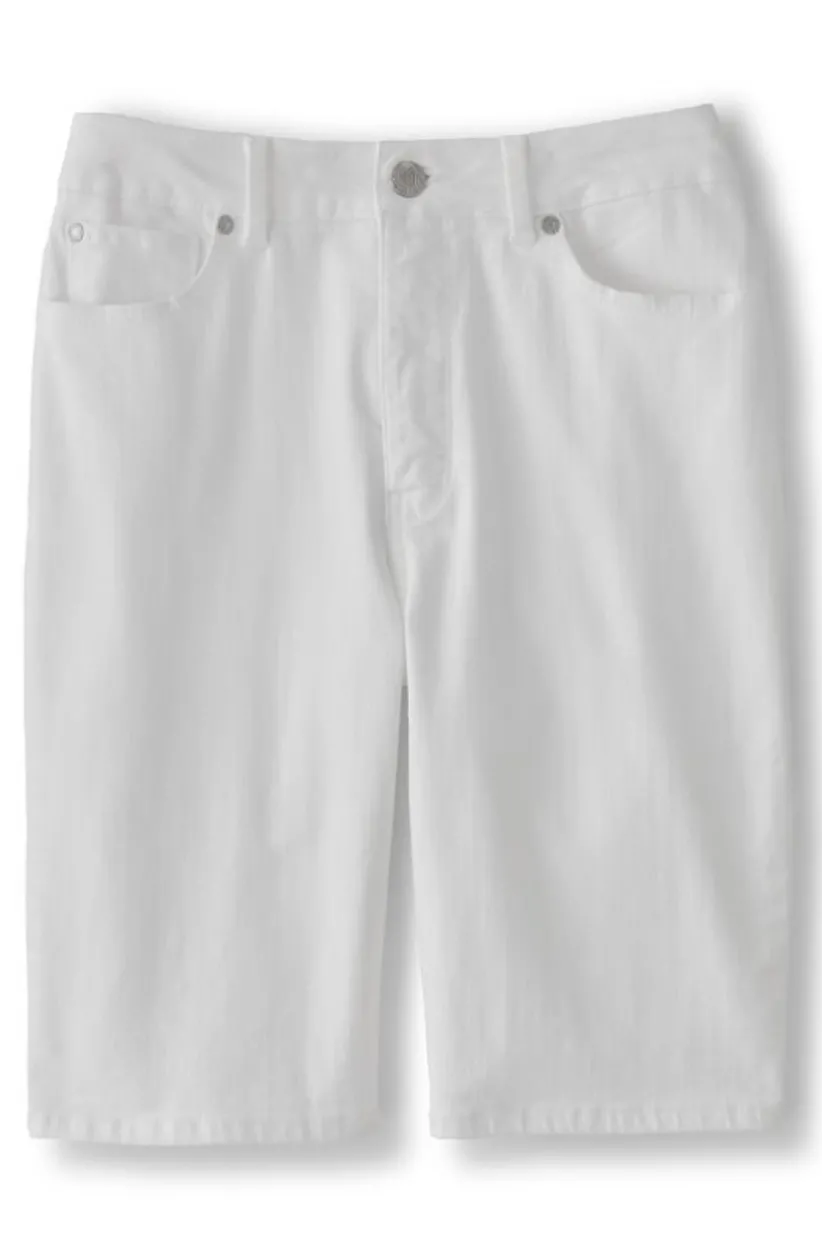 Ultimate Denim Slim Leg Shorts<Soft Surroundings Sale