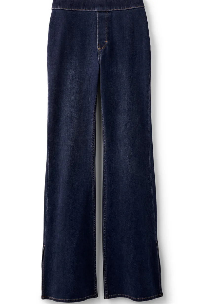 Ultimate Denim Slit Hem Flare Jeans<Soft Surroundings Online