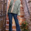 Ultimate Denim Slit Hem Flare Jeans<Soft Surroundings Online