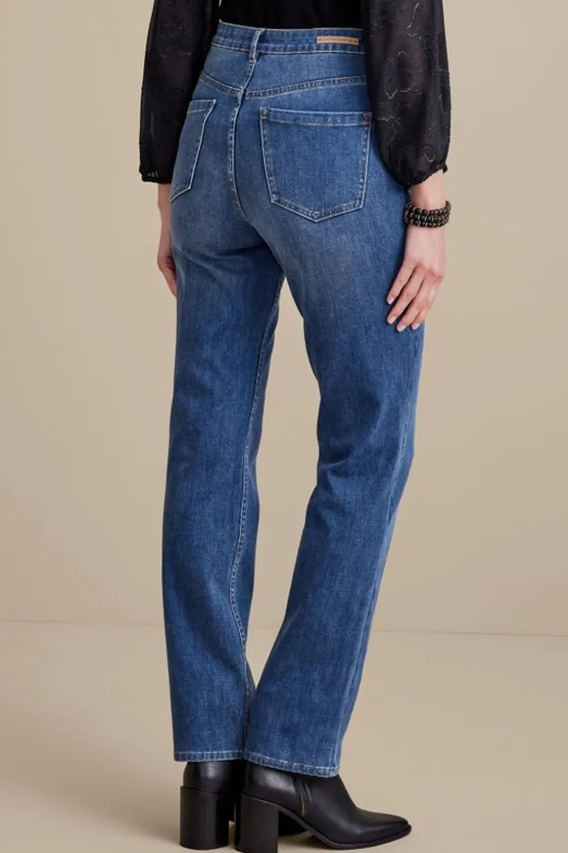 Ultimate Denim Straight Leg Jeans<Soft Surroundings Discount