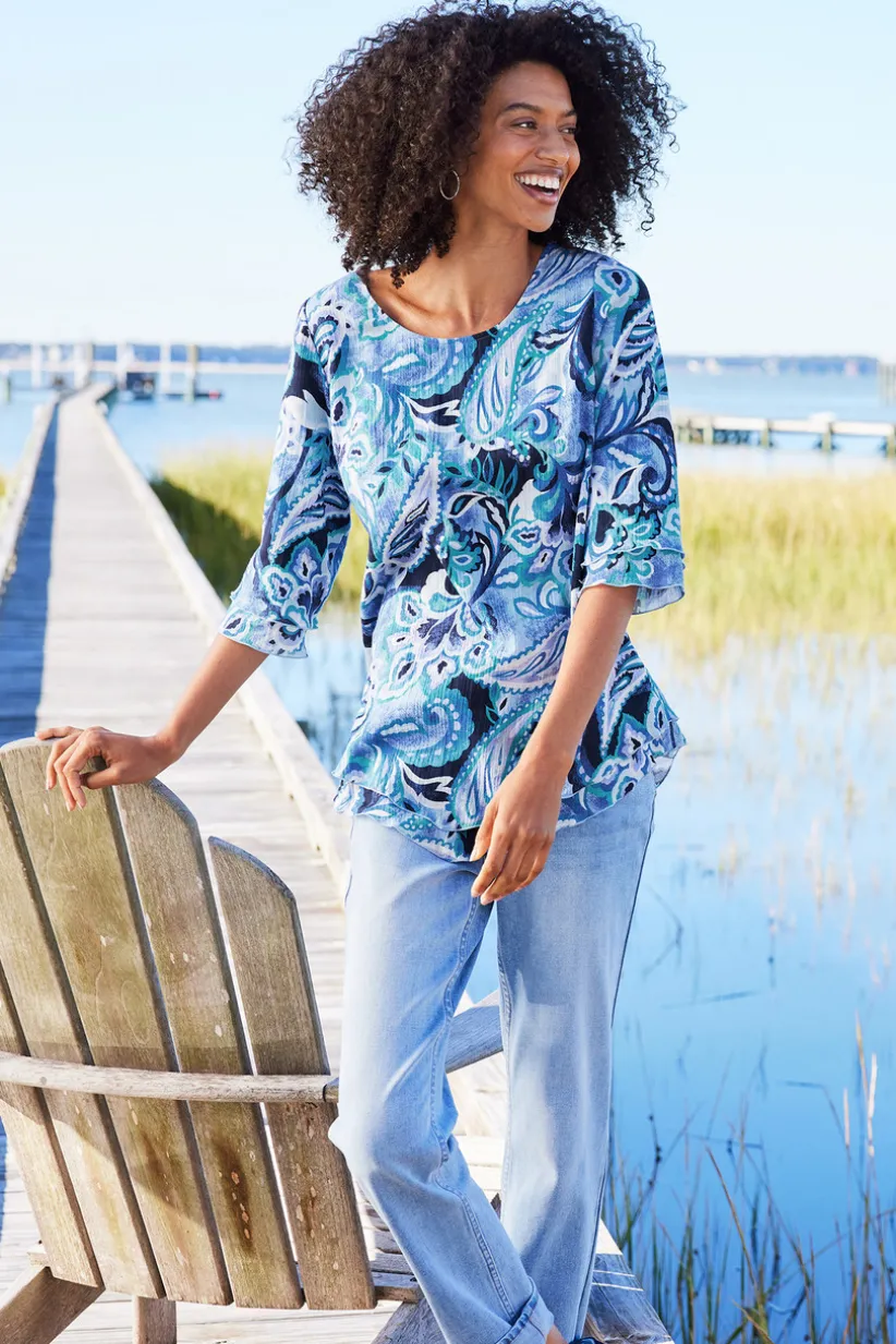 Ultimate Denim Straight Leg Jeans<Soft Surroundings Discount