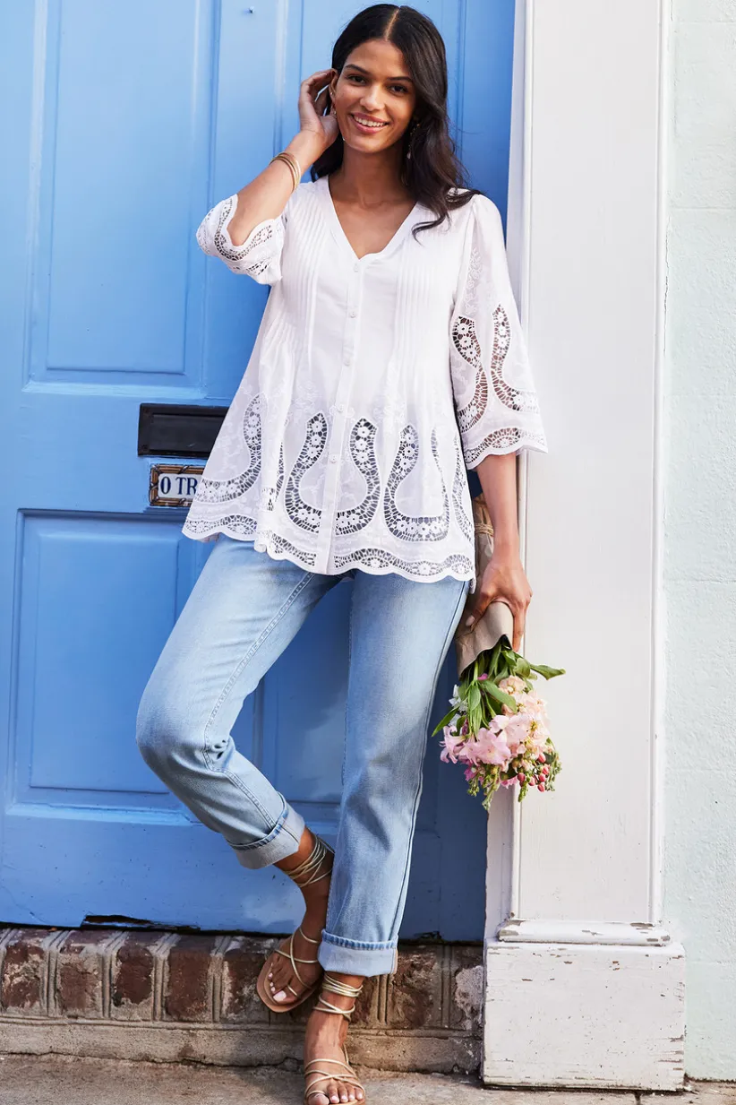 Ultimate Denim Straight Leg Jeans<Soft Surroundings Discount