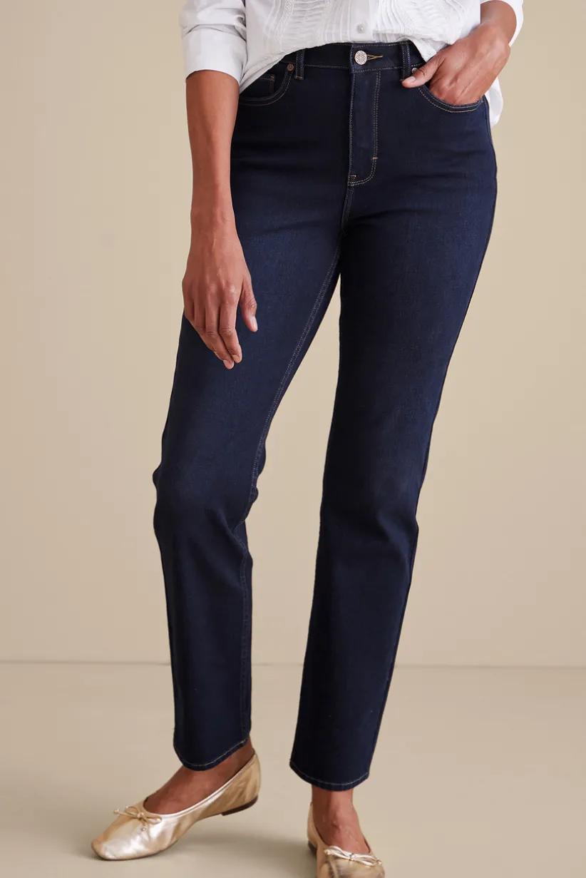 Ultimate Denim Straight Leg Jeans<Soft Surroundings Discount