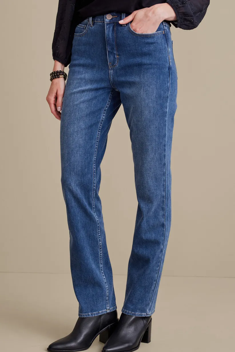 Ultimate Denim Straight Leg Jeans<Soft Surroundings Discount