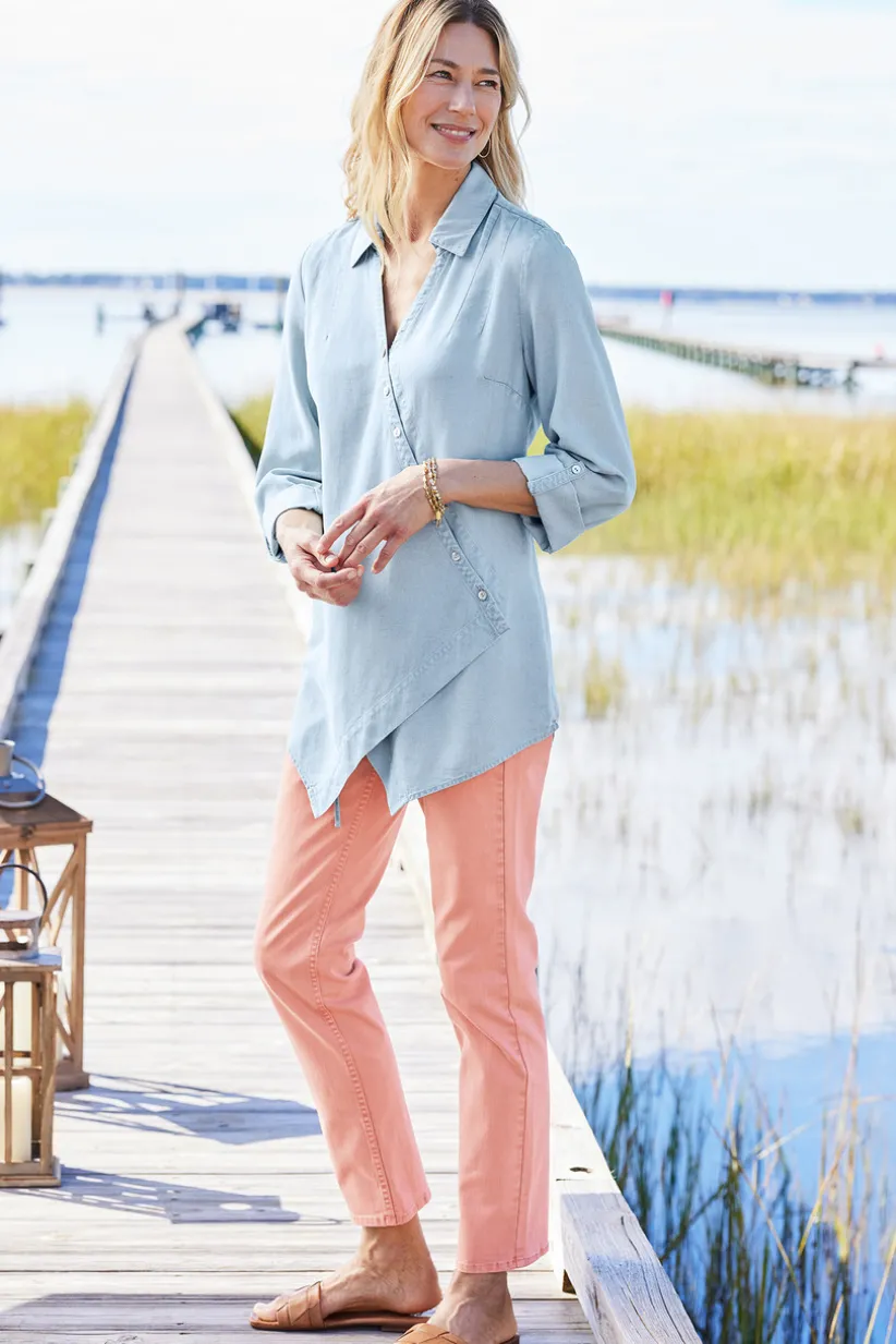 Ultimate Denim Straight Leg Jeans<Soft Surroundings Discount