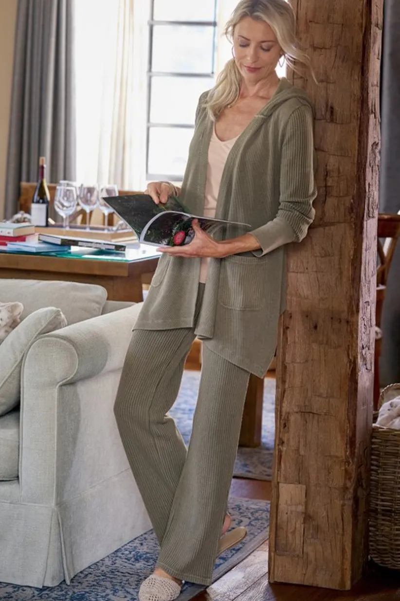 Vala Waffle Pull-On Pants<Soft Surroundings Sale