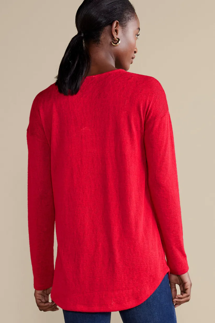 Valentina Zip Sweater<Soft Surroundings Discount