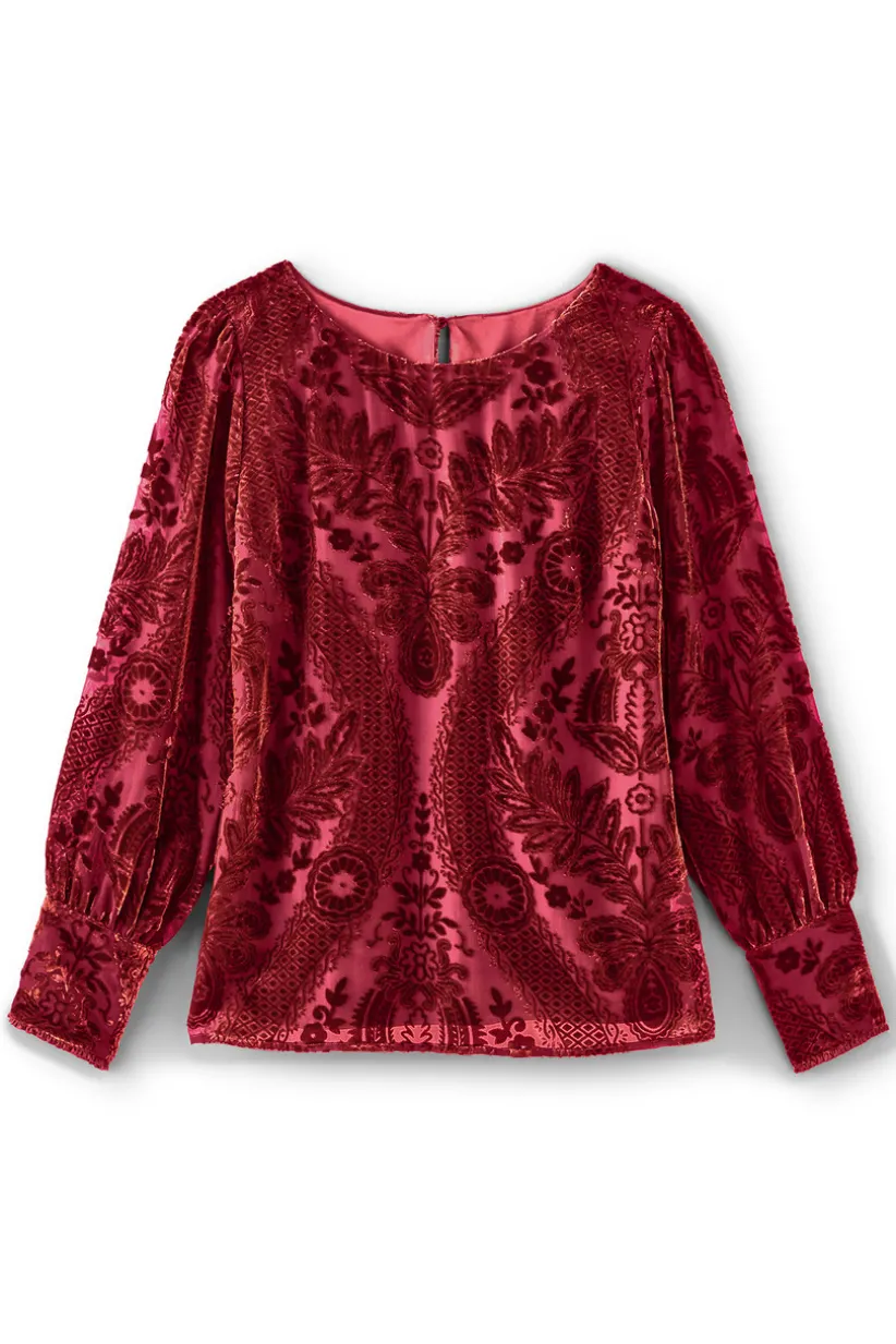 Vanetta Velvet Top<Soft Surroundings Sale