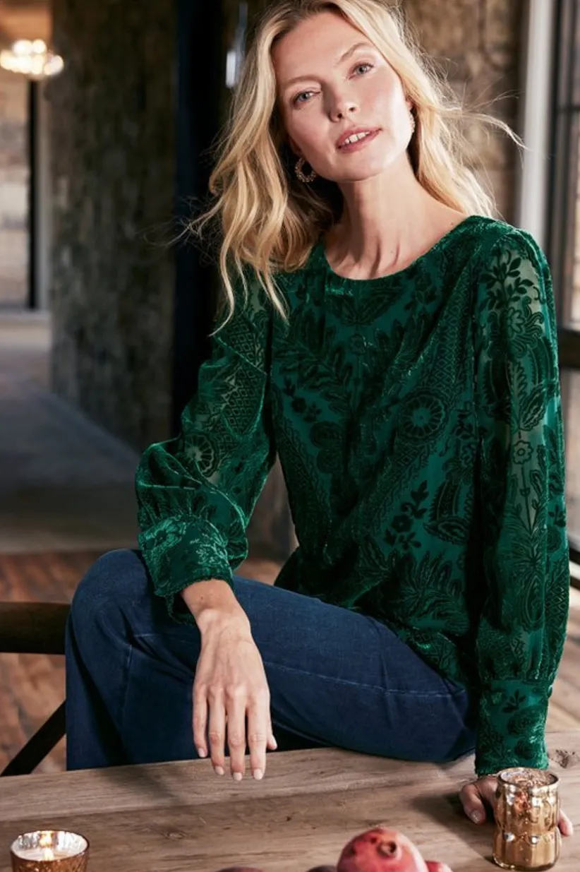 Vanetta Velvet Top<Soft Surroundings Sale