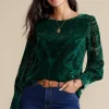 Vanetta Velvet Top<Soft Surroundings Sale
