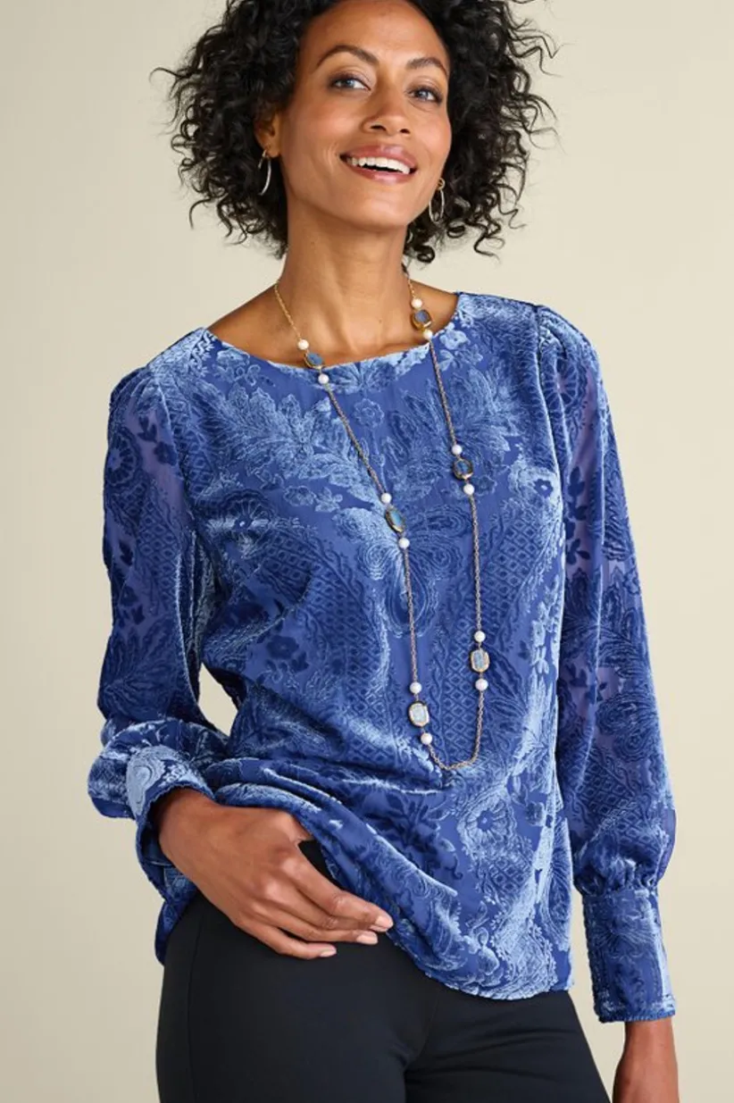 Vanetta Velvet Top<Soft Surroundings Sale