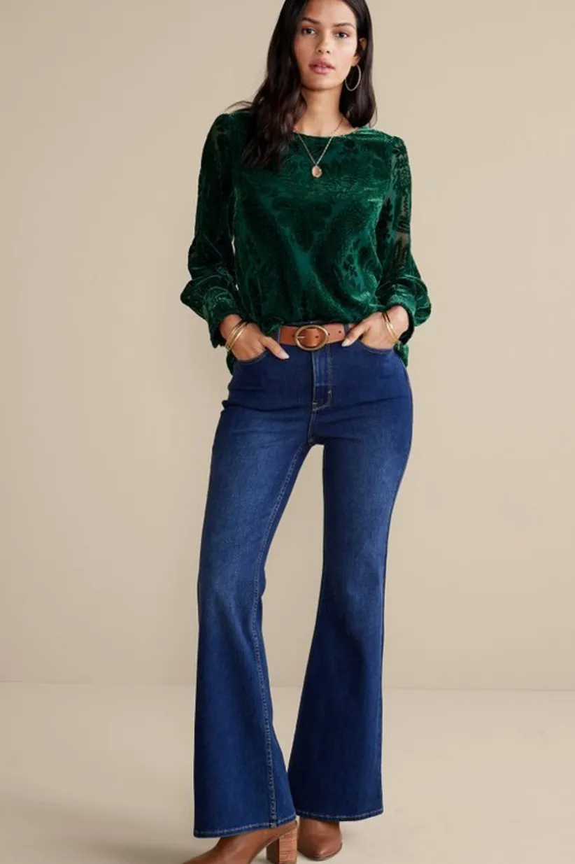 Vanetta Velvet Top<Soft Surroundings Sale
