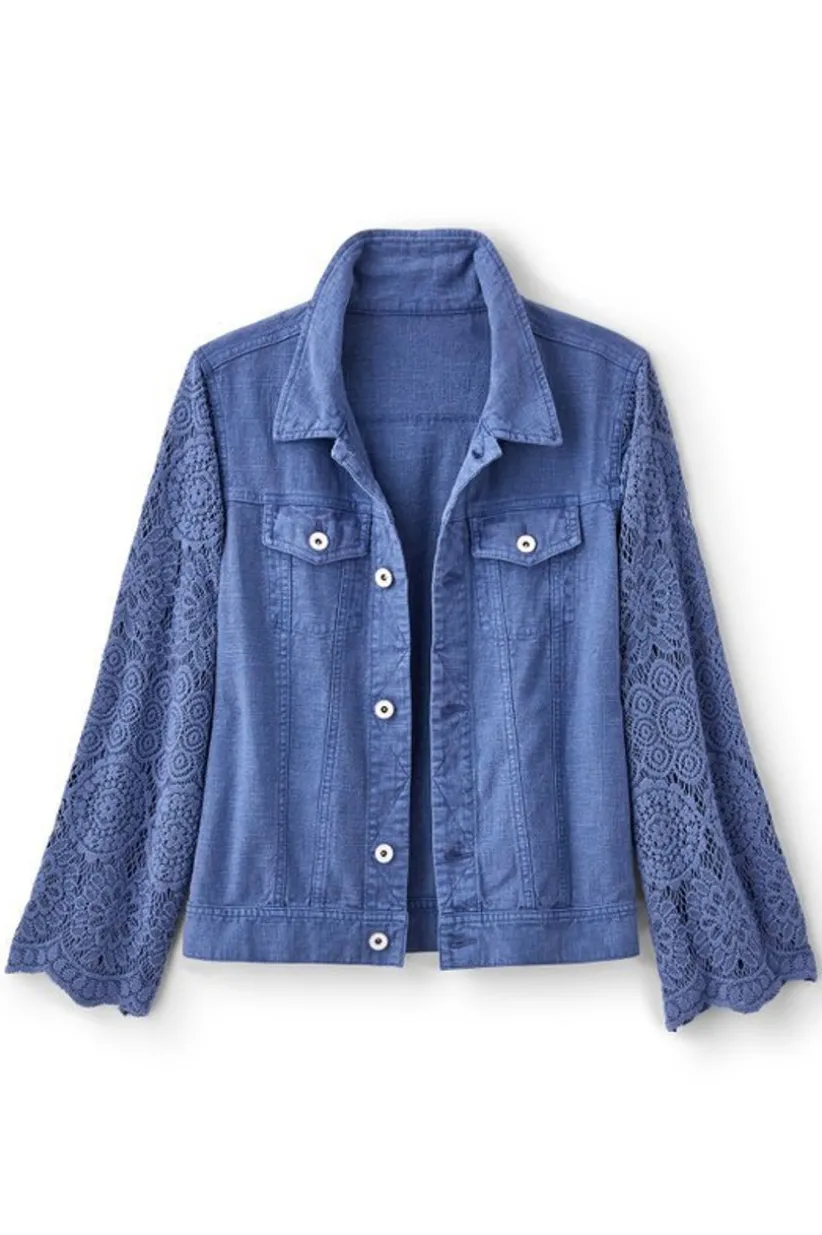 Varese Linen Blend Jacket<Soft Surroundings Best