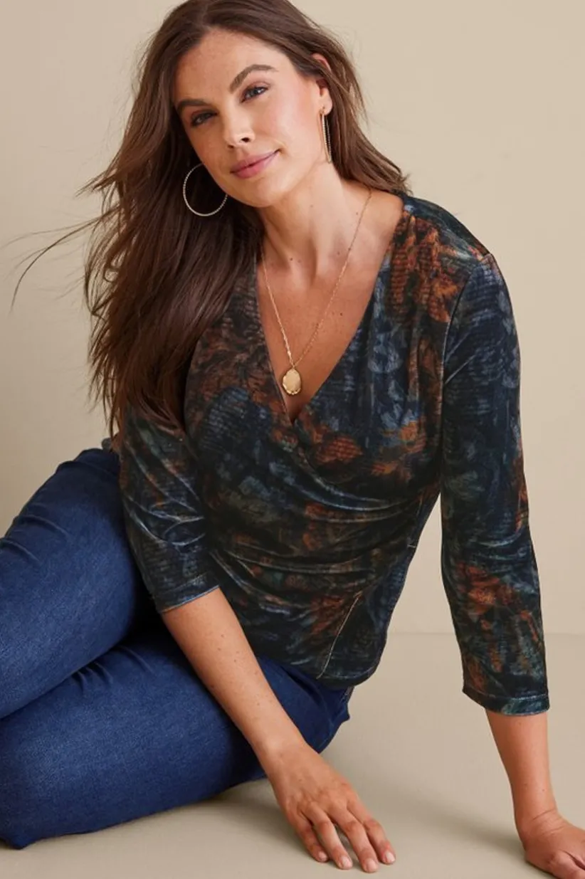 Velvet Alyssa Knit Top<Soft Surroundings Fashion