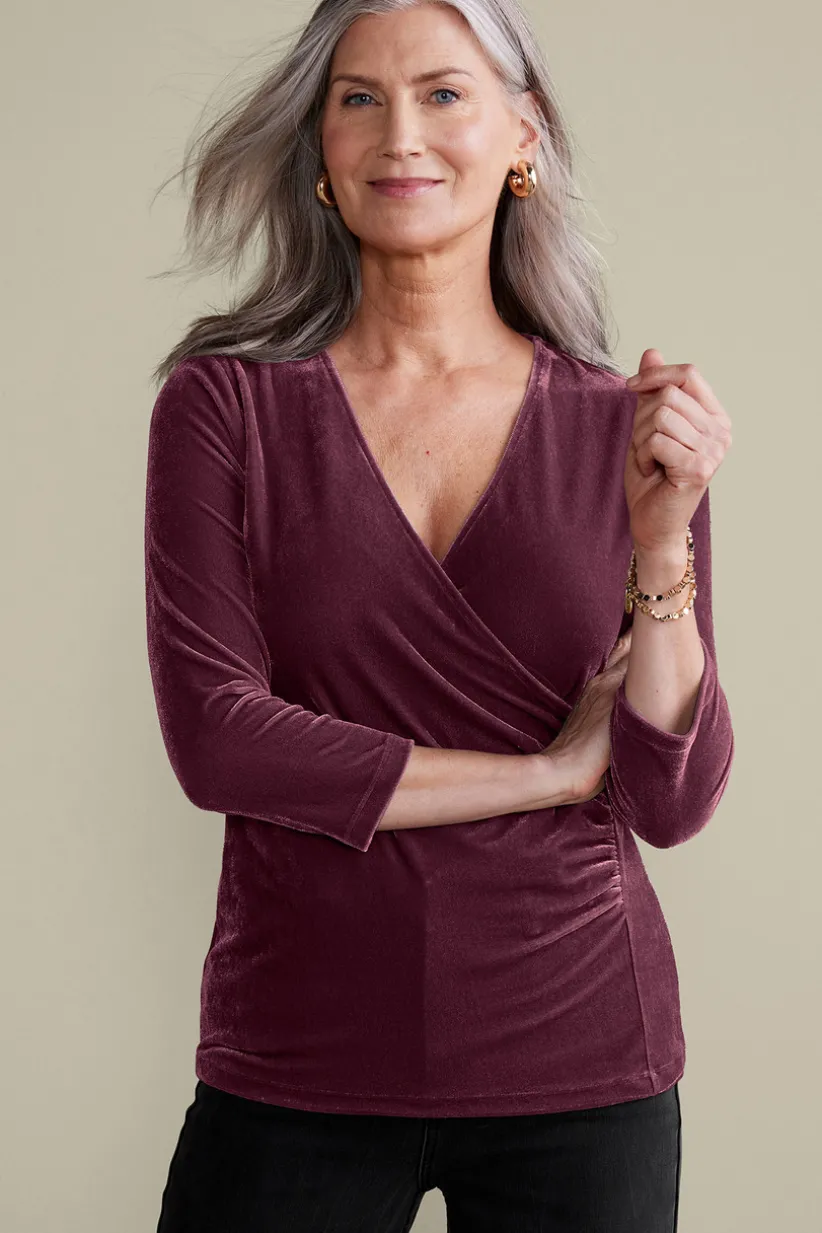 Velvet Alyssa Knit Top<Soft Surroundings Fashion