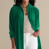 Velvet Boyfriend Tunic Shirt<Soft Surroundings Discount