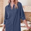 Velvet Boyfriend Tunic Shirt<Soft Surroundings Discount